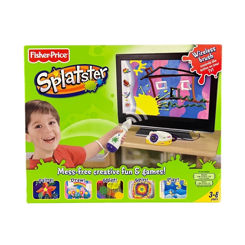Splatster Digital Art Studio Fisher-Price Wireless TV Toy P6843 New